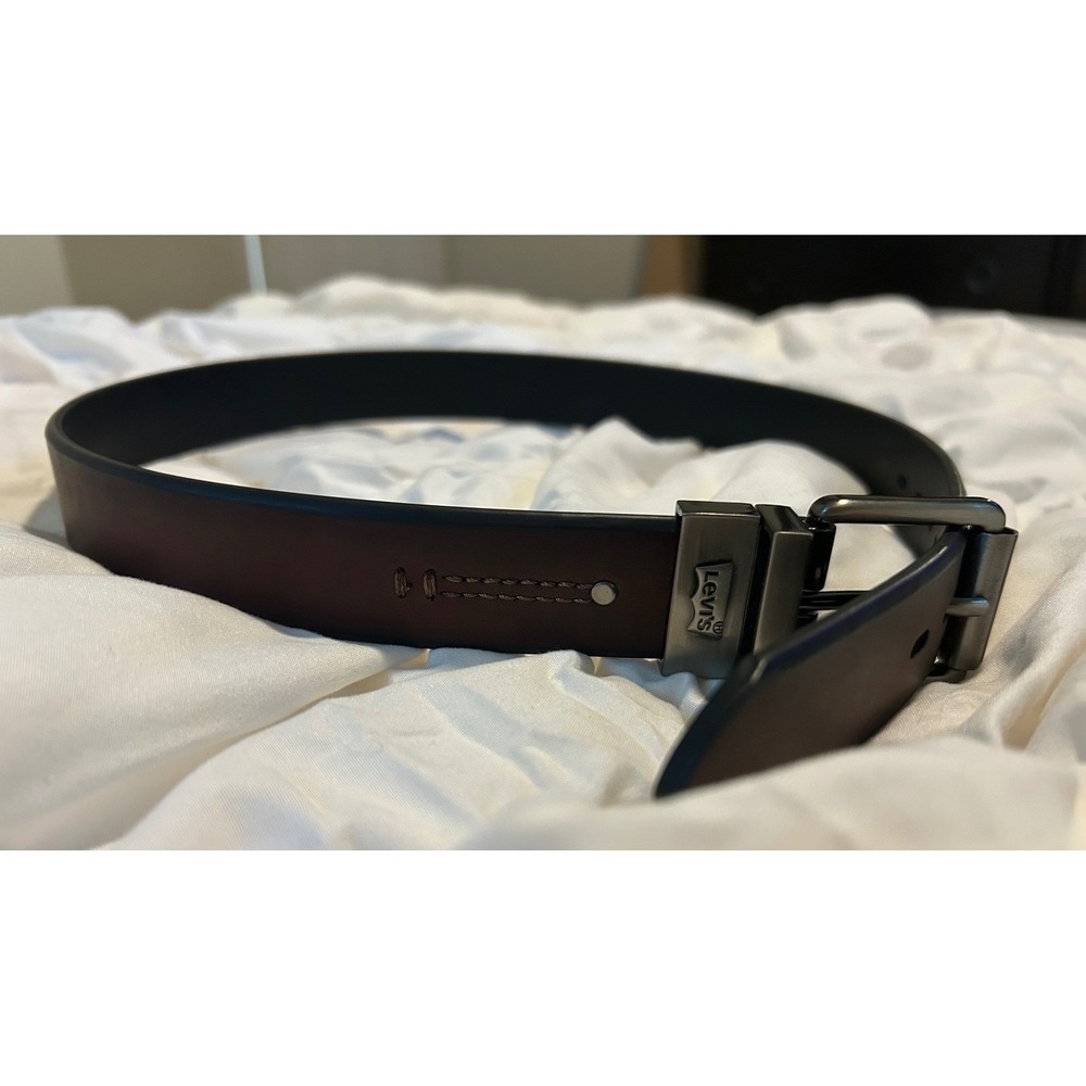 Levis Boys Reversible Belt Brown Black Size S 22-24 Swivel Buckle 12LV02G6